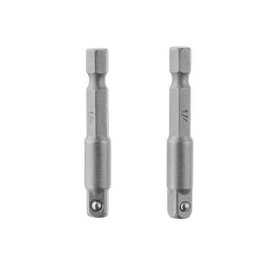 Перехідник з Hex 1/4" на квадрат 1/4", під шуруповерт, Cr-V, уп. 2 шт., STORM INTERTOOL VT-0234 Київ