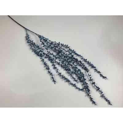 Декоративная ветвь YES! Fun Ива 100 см, темно-синяя, глиттер (974587) Винница