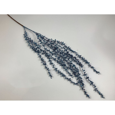 Декоративна гілка YES! Fun Верба 100 см, темно-синя, гліттер (974587) Вінниця - фото 1