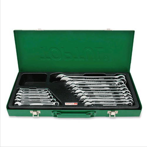 Набір ключів рожково-накидних TOPTUL 16 шт. 6-24мм (кейс) GAAD1603 Одеса - фото 1