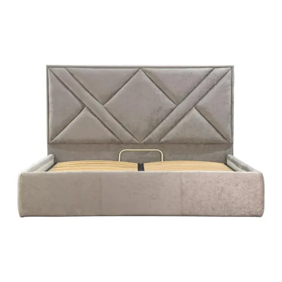 Кровать Двуспальная Victory Comfort 180 x 200 см Alyaska 04 С подъемным механизмом и нишей для белья Мокко Киев