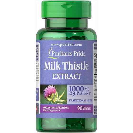 Milk Thistle Extract 1000 mg, 90 Softgels Луцьк
