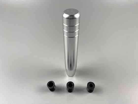 Наконечник важеля КПП срібляста універсальна ручка перемикання передач із 3 штуцерами Мукачево