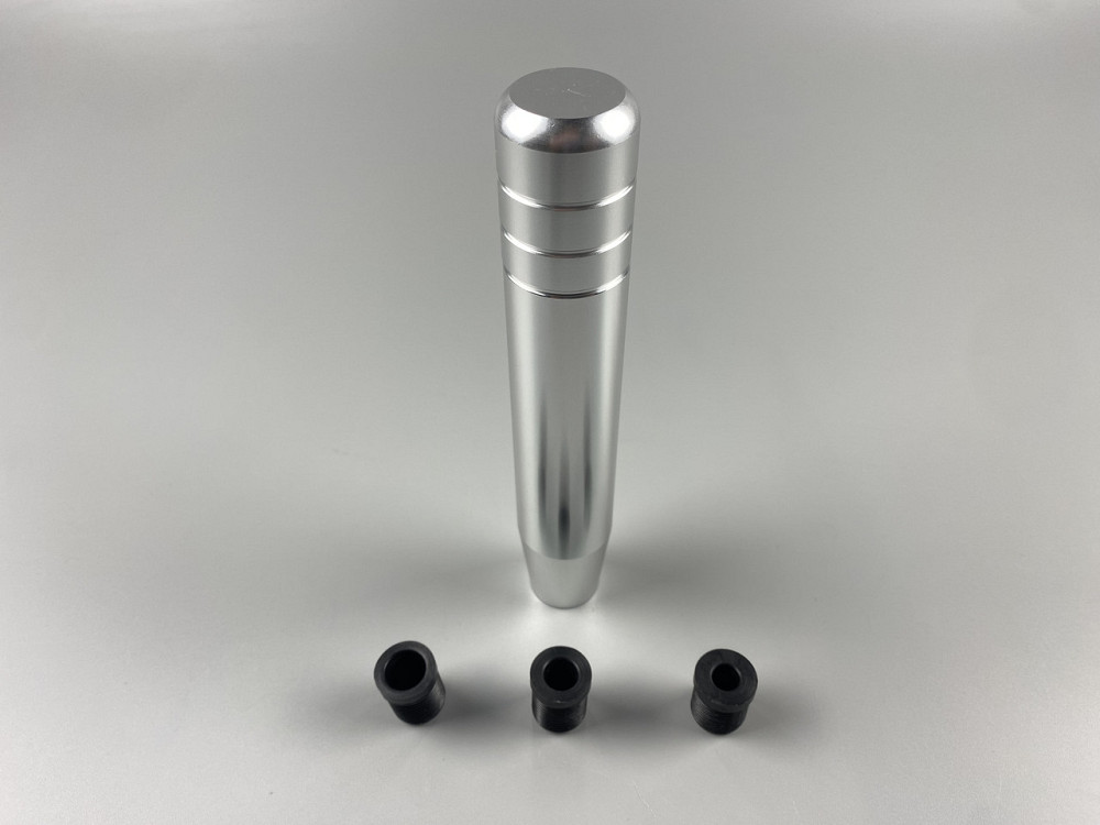 Наконечник важеля КПП срібляста універсальна ручка перемикання передач із 3 штуцерами Мукачево - фото 1