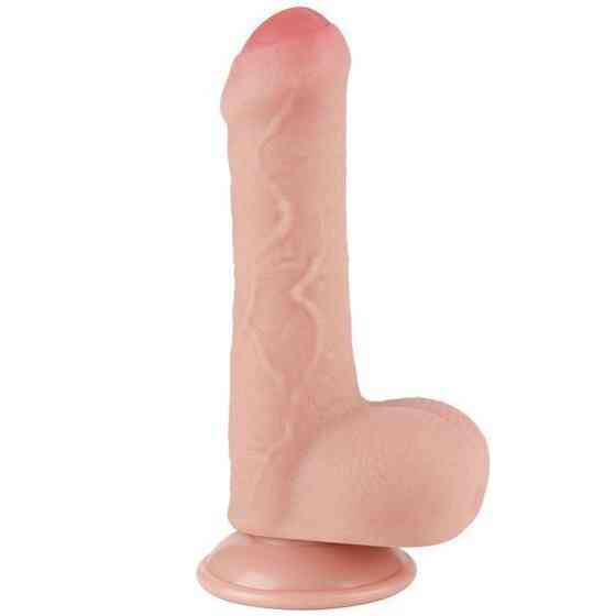 Фалоімітатор - Sliding-Skin Dual Layer Dong 7" Flesh Sex Aura Київ