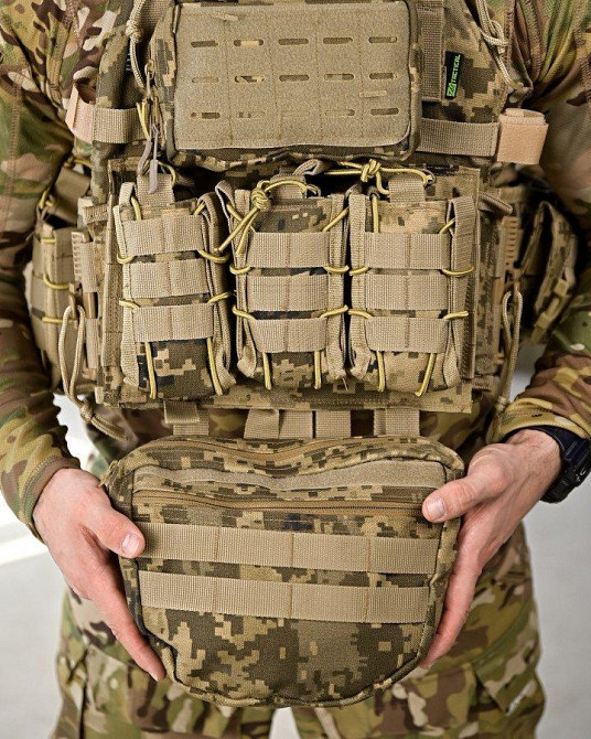 Плитоноска 4 точки быстрый сброс stragen   пиксель с рюкзаком ПП 7910 Одесса - изображение 4