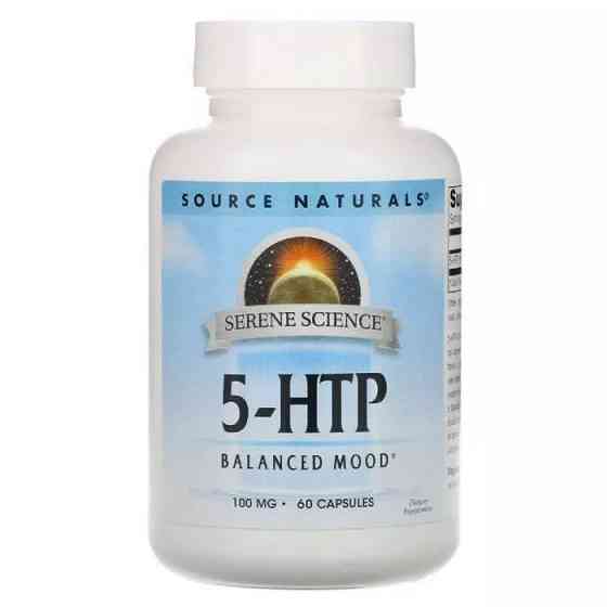 5-HTP Source Naturals Serene Science®, 5-HTP, 100 mg, 60 Capsules Луцьк