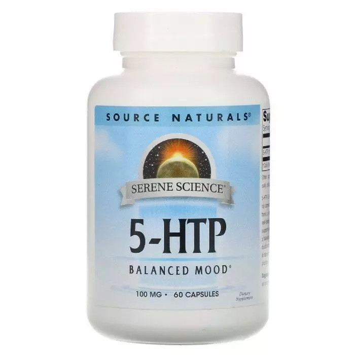 Serene Science®, 5-HTP, 100 mg, 60 Capsules Луцьк - фото 1
