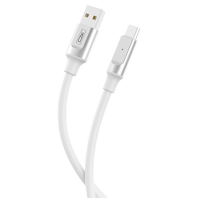 Дата кабель USB 2.0 AM to Micro 5P 1.0m 6A silicone white XO (NB251_M_White) Винница - изображение 1