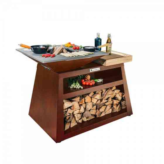 Гриль-Очаг Quan Medium Island, коричневий QN90048 Код: 007964 Ровно