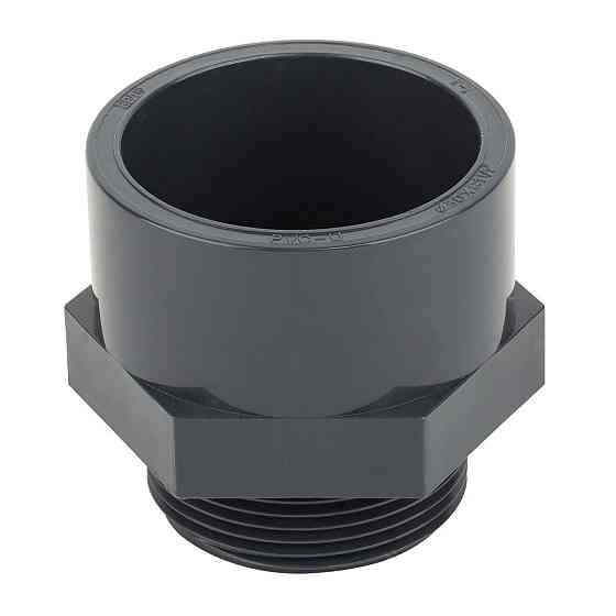 Муфта с наружной резьбой ПВХ Era 50 мм х 1 1\2