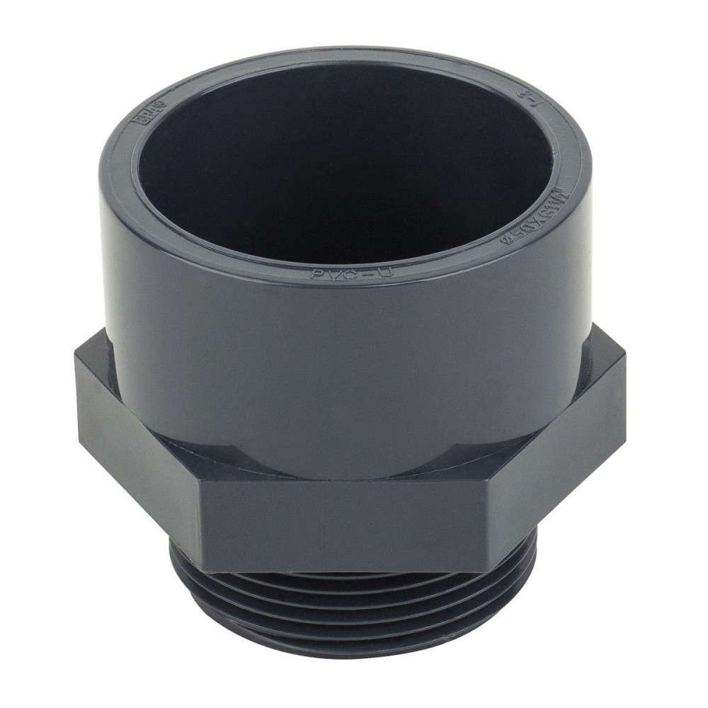 Муфта с наружной резьбой ПВХ Era 50 мм х 1 1\2