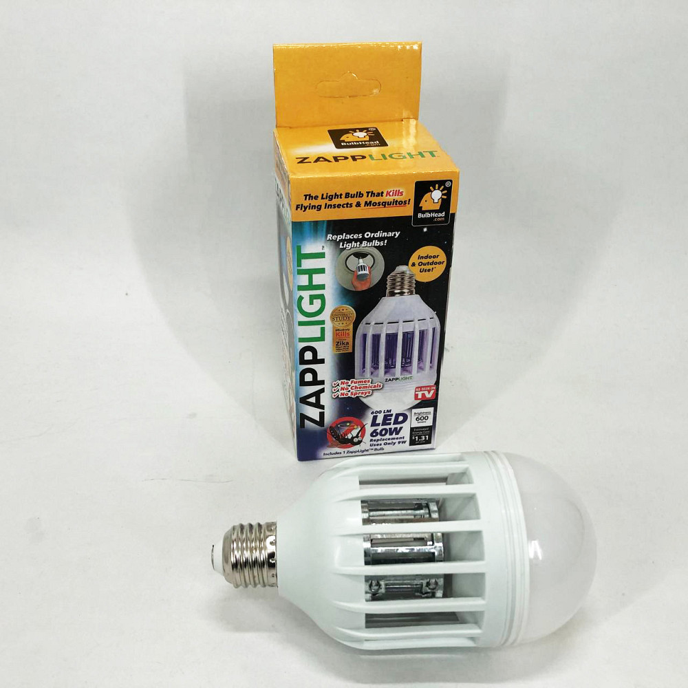 Світлодіодна лампа для комах Zapp Light, електрична пастка для комах, протимоскітна лампа від комарів UY-14 Івано-Франківськ - фото 8