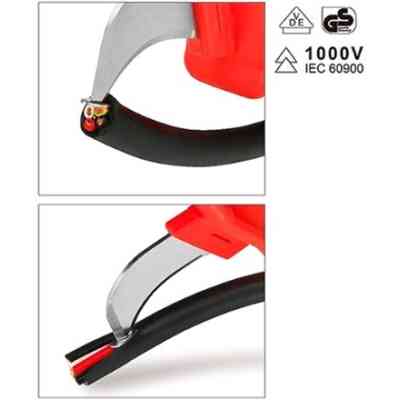 Ніж монтажний Toptul кабельний вигнутий 1000V VDE (SFAB5020V4) Вінниця