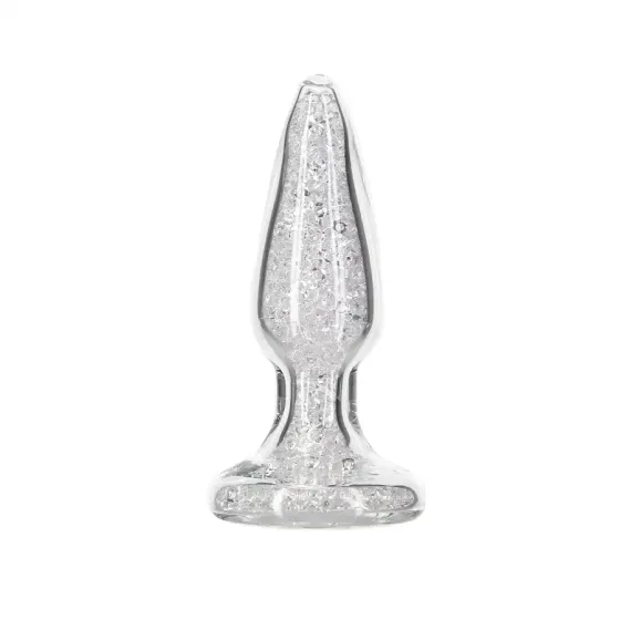 Стеклянная анальная пробка Pillow Talk Fancy Luxurious Glass Anal Plug, ⌀3,1см, вибропуля в подарок Львов