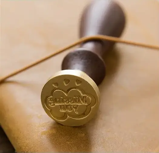 Набір для сургучних печаток з написом "Сумую за тобою" Київ - фото 13