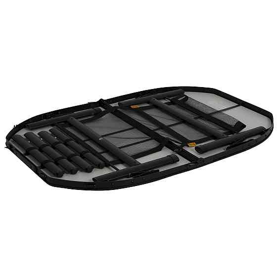 Стол Bo-Camp Northgate Oval 120x80 cm Black/Grey (1404187) Вінниця