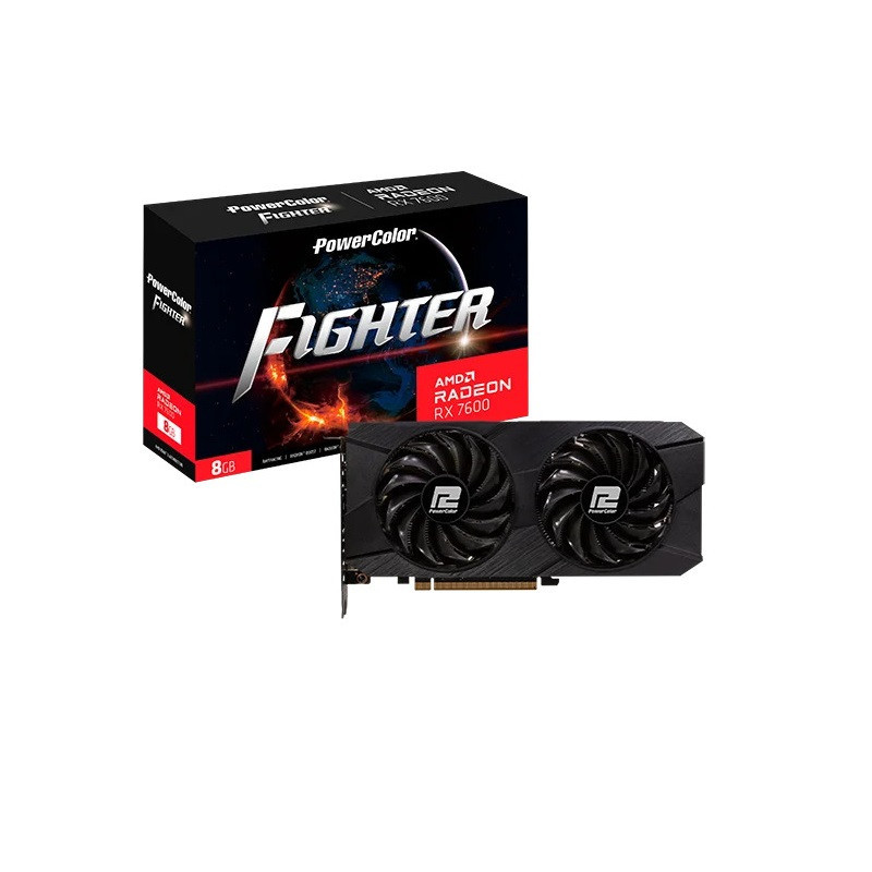 Відеокарта AMD Radeon RX 7600 8 GB GDDR6 Fighter V2 PowerColor (RX 7600 8G-F/V2) ( 10537 ) Харків - фото 1