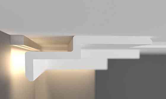 Карниз полиуретановый гладкий Gaudi Décor C 969 Днепр