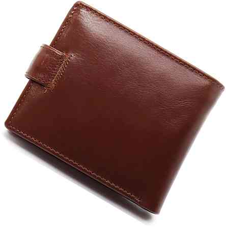 Стильне шкіряне чоловіче портмоне ST Leather В103 Коричневий Київ