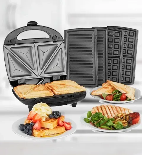 Бутербродница Crownberg CB-1071 со съемными панелями Коломия - фото 1