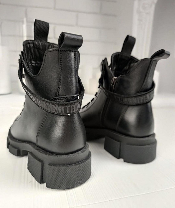 AVALON Черевики жіночі AVALON чорні натуральна шкіра висота 16 см розмір 39 (4953) Коломыя - изображение 2