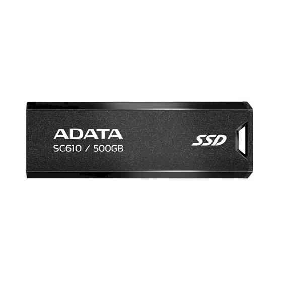 Портативний SSD ADATA SC610 500GB USB 3.2 550 / 500Mb / s Black Одеса