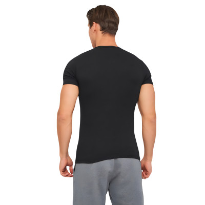 Футболка Kappa T-shirt Mezza Manica Girocollo K1304 Nero чорний XXL (8052394813744) Винница - изображение 2