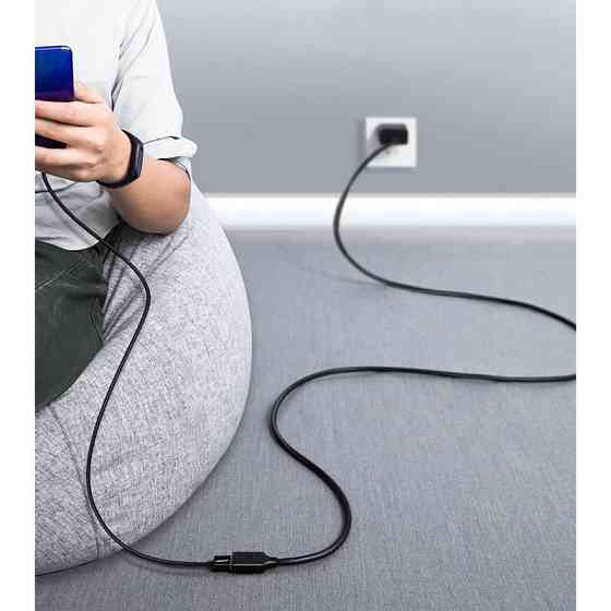 Кабель продовжувач USB 2.0 AM-AF, 5 м, Nickel Plating Extension Cable Чорний, US103 UGREEN Вінниця