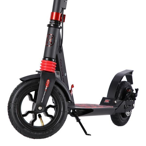 Самокат складний NILS EXTREME HM209T (чорно-червоний) Київ - фото 5