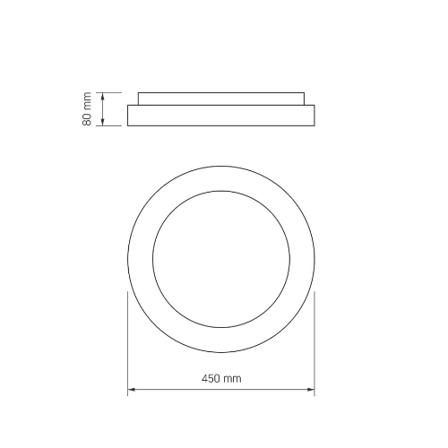LED Світильник 72W білий VLE-ERC-RGB-72W Videx Житомир
