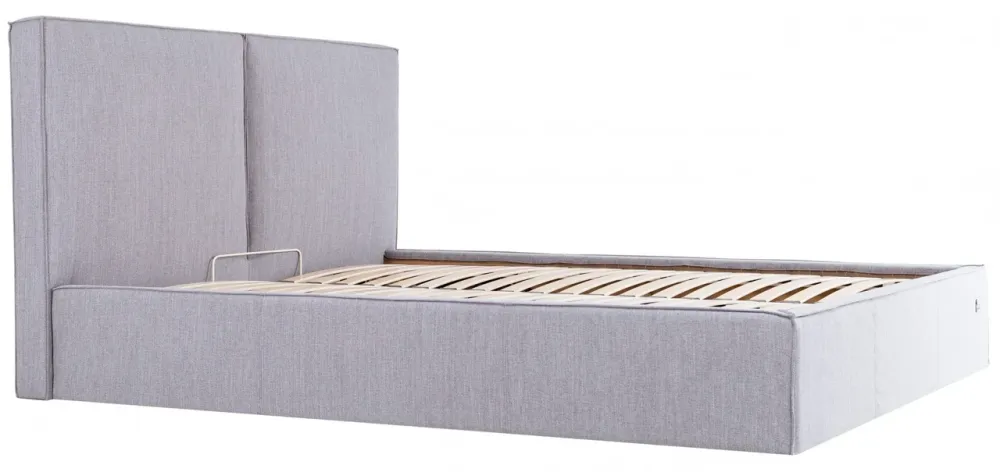 Кровать Двуспальная Delhi Comfort 180 х 200 см Мисти Grey С подъемным механизмом и нишей для белья Серый Киев - изображение 3