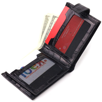 Гаманець Canpellini З натуральної шкіри Чорний (21511) Вінниця - фото 8