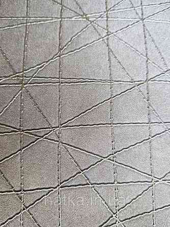 Шпалери вінілові на флізелін Sirpi Alta gamma Sempre 3 абстракція смужка павутинка золотом на темно бежевому Київ