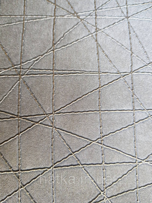 Шпалери вінілові на флізелін Sirpi Alta gamma Sempre 3 абстракція смужка павутинка золотом на темно бежевому Київ - фото 3