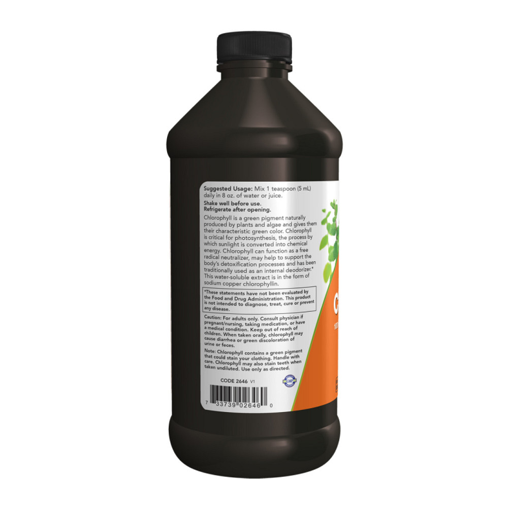 Хлорофилл Now Foods Liquid Chlorophyll 473ml мята Київ - фото 3