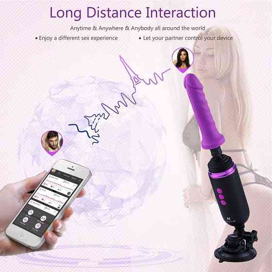 Міні секс-машина Hismith Mini Capsule Sex-Machine with Strong Suction Cup, потужна, перезаряджувана Sex Aura Київ