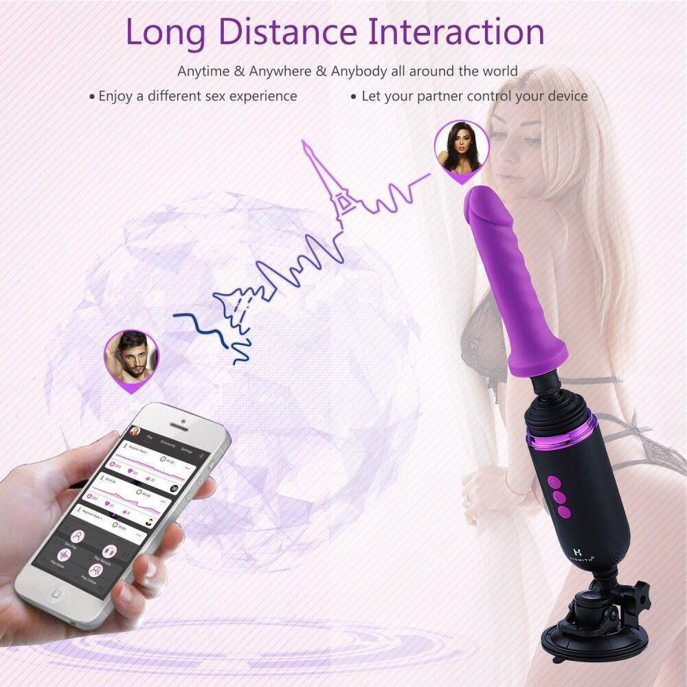 Міні секс-машина Hismith Mini Capsule Sex-Machine with Strong Suction Cup, потужна, перезаряджувана Sex Aura Київ - фото 3