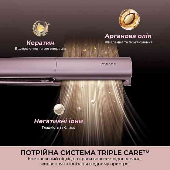 Праска (випрямляч) для волосся Dreame Aero Straight Pro Rosy Purple (AMS02A-RP) ( 10631 ) Харків