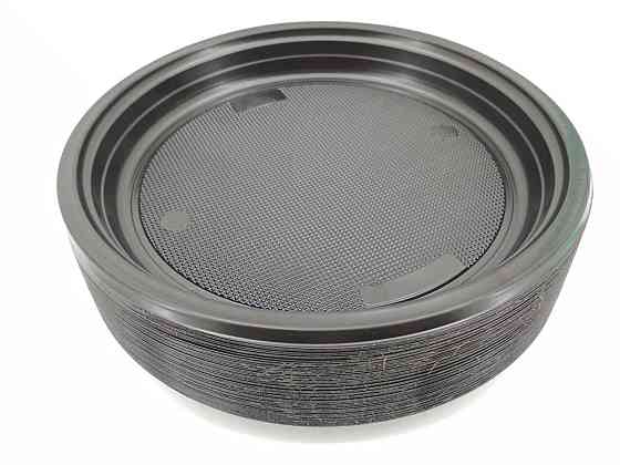 Миска одноразова пластикова 220 мл Чорна (50шт) Харків