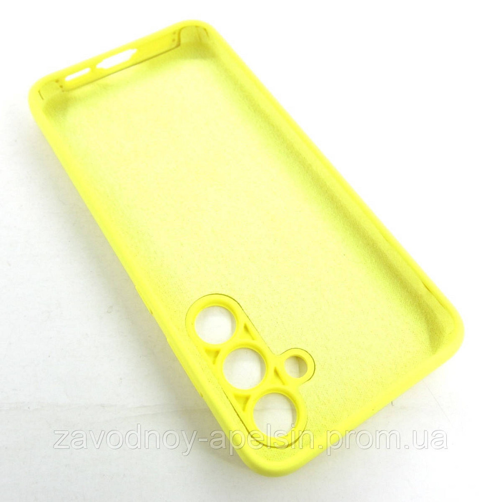 Samsung S24 FE S721 Чехол Защита камеры Микрофибра (желтый) Одесса - изображение 3