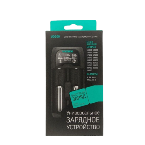 Зарядний пристрій для акумуляторних батарейок універсальний VCH-UD200 Videx Житомир - изображение 3