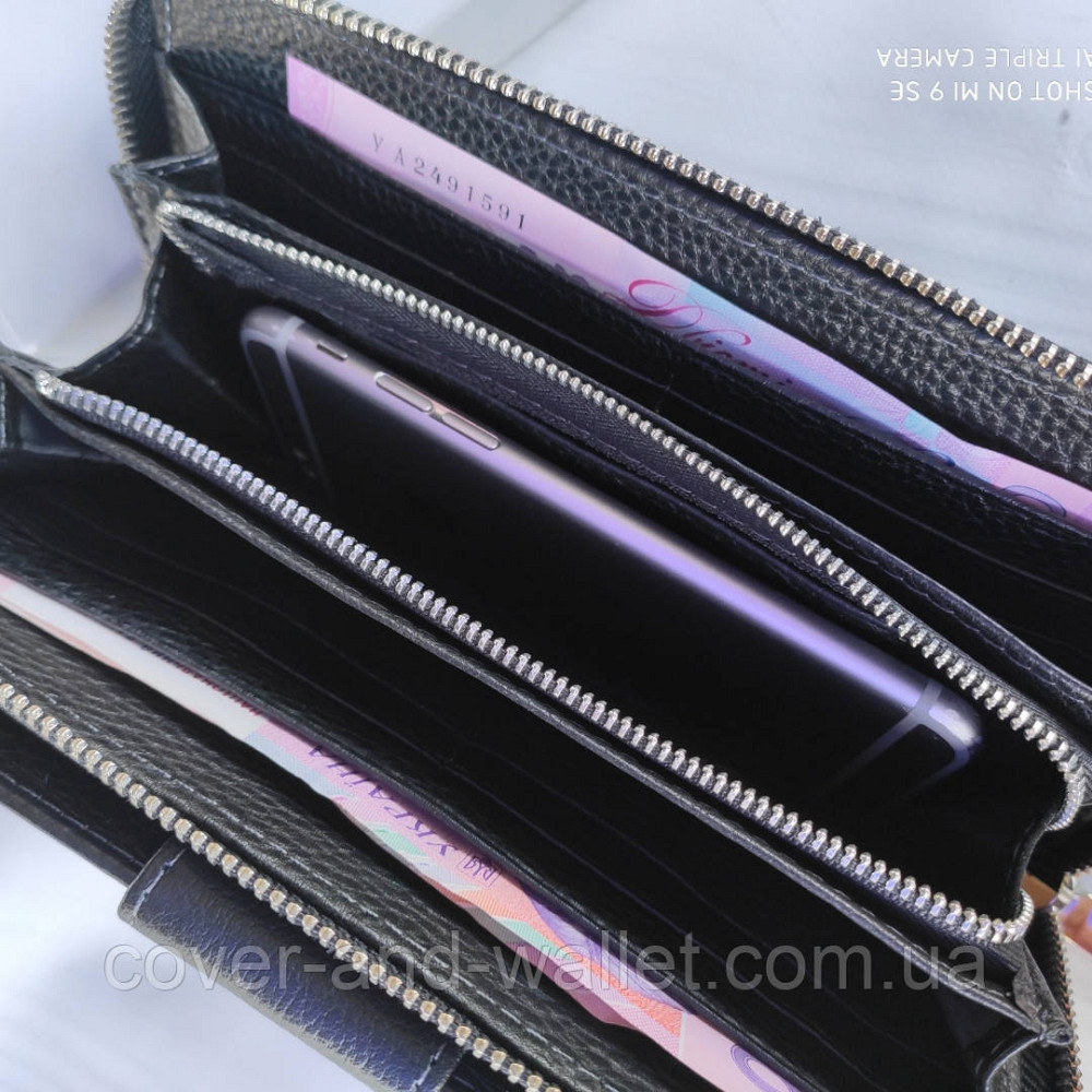 Кожаный мужской кошелек клатч на магнитной застежке Marco Coverna MC 7m-183 Киев - изображение 7