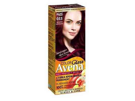 Крем-фарба Gloss Color 033 Махагон ТМ AVENA Solmir Киев