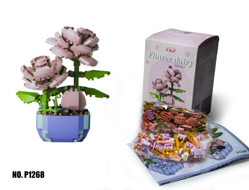 Конструктор для девочек Цветочек, 317 деталей Одесса - изображение 2