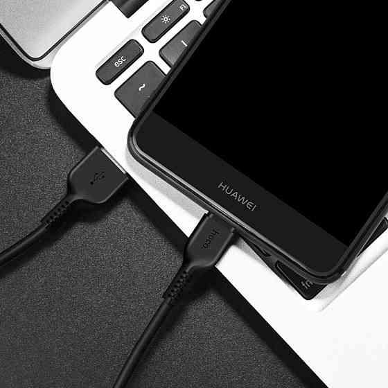 Кабель USB - Type-C HOCO X13 3A 1m PVC PVC конектори колір чорний 6957531061182 Одеса
