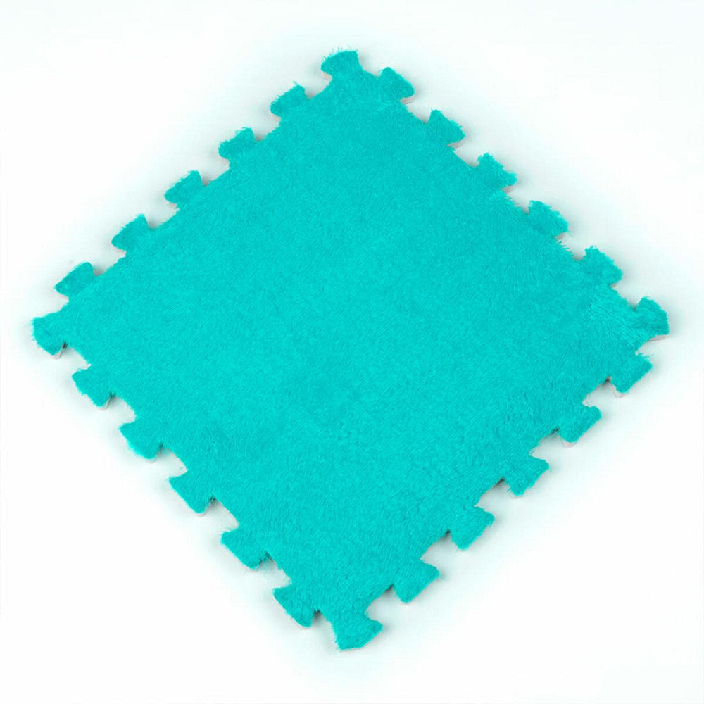 Пол-пазл плюшевый 30х30х1см Мятний SW-00002088 Днепр - изображение 1