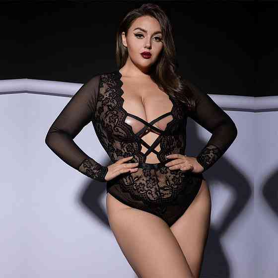 Боди JSY P61139 Black Plus Size Sex Aura Киев