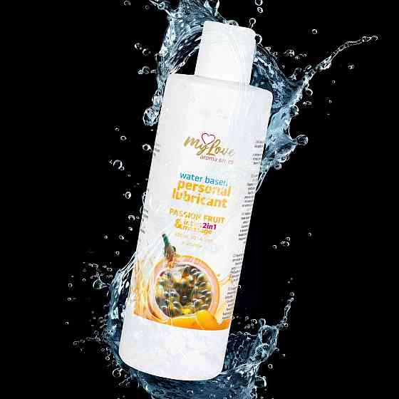 2в1 лубрикант та масажний гель - MyLove Aroma Series Intim&Massage Passion Fruit, 300 мл Sex Aura Київ