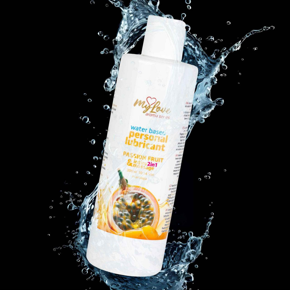 2в1 лубрикант та масажний гель - MyLove Aroma Series Intim&Massage Passion Fruit, 300 мл Sex Aura Київ - фото 4